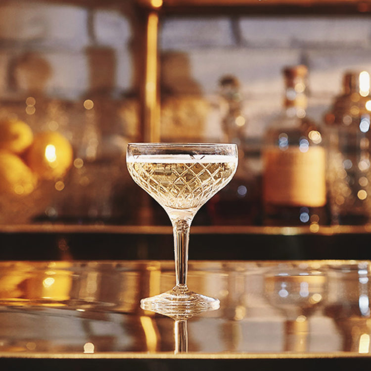 barwell cut crystal champagne coupe from sohohome