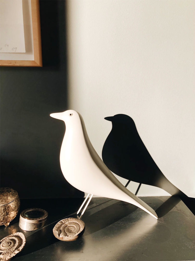The limited edition Eames white bird