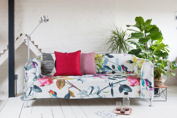 floral x tom dixon cover for ikea delaktig, image by Megan Taylor shot on location in The Mad House