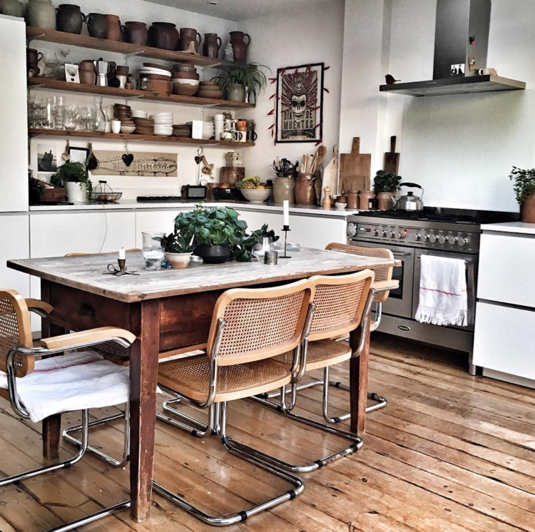 modern rustic kitchen via Beth at @bradburysattic