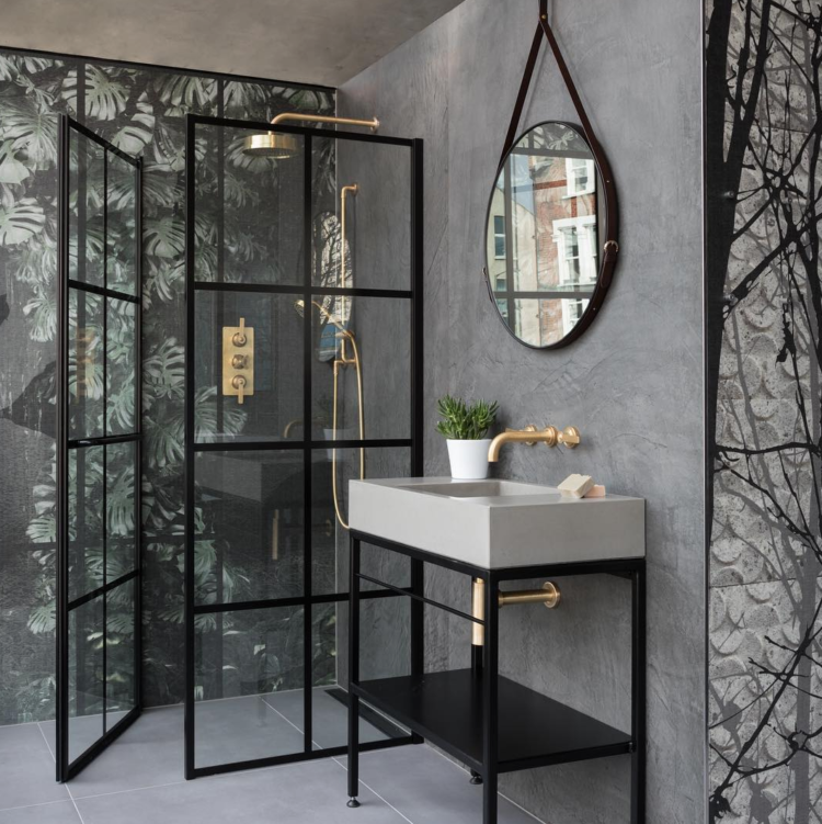 crittall style shower for westone bathrooms by Paul Craig