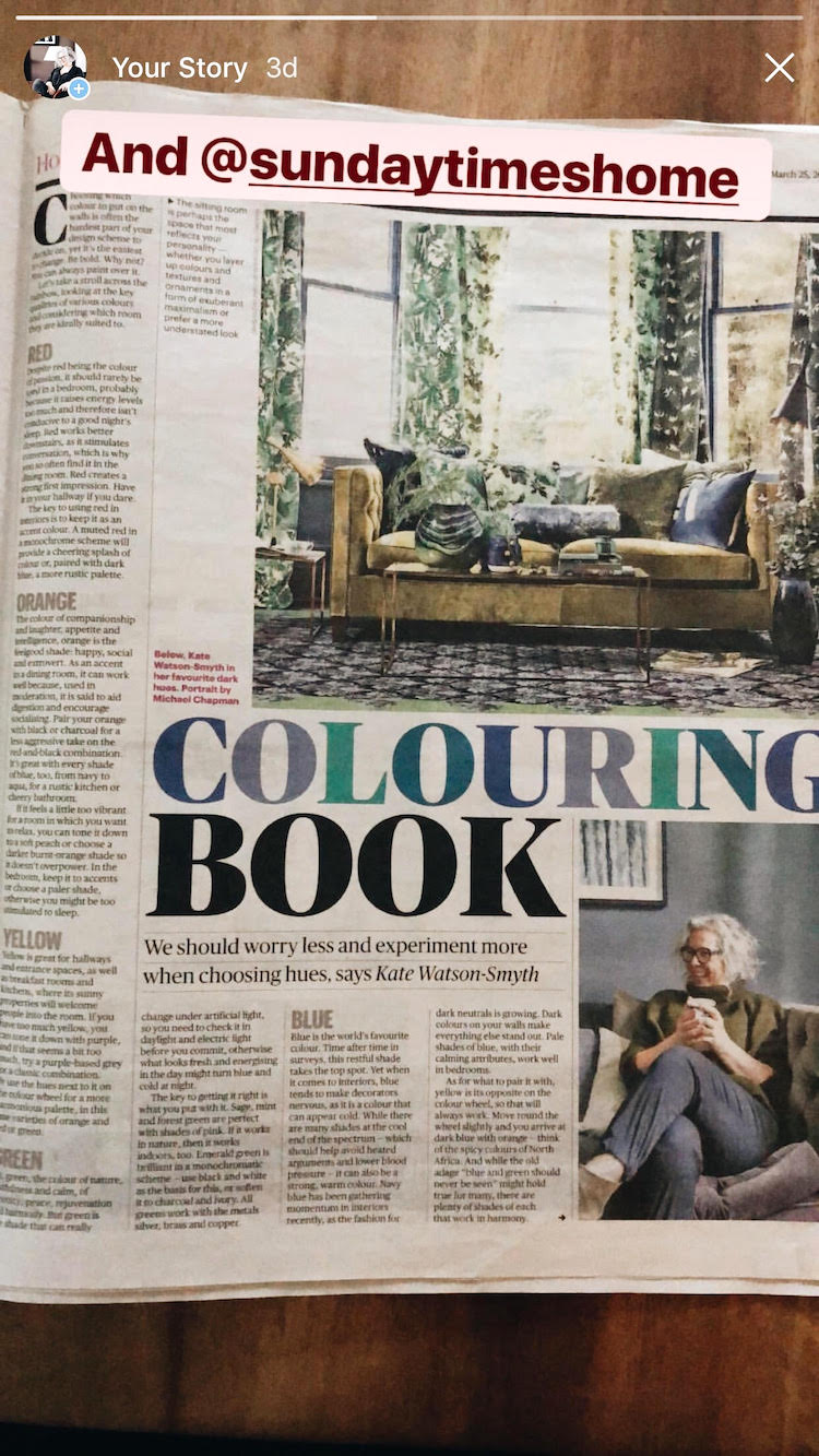 extract from Mad About The House in The Sunday Times Home section