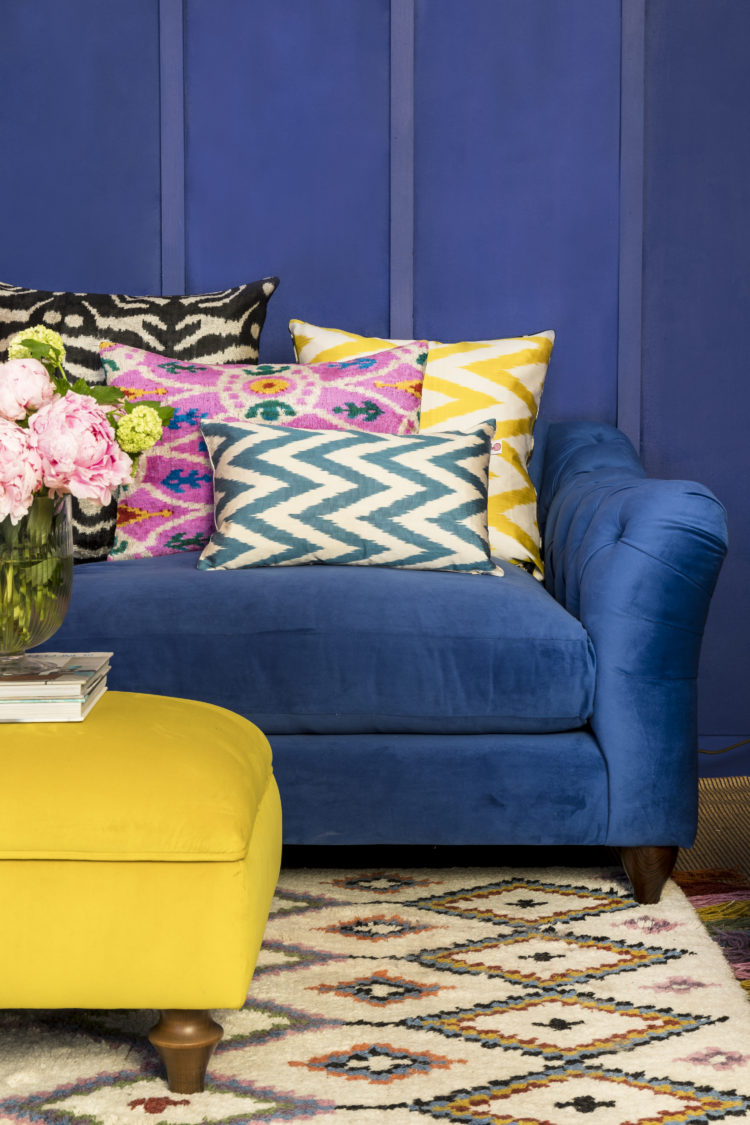 DFS raffles sofa styled by Sophie Robinson, image by Chris Snook