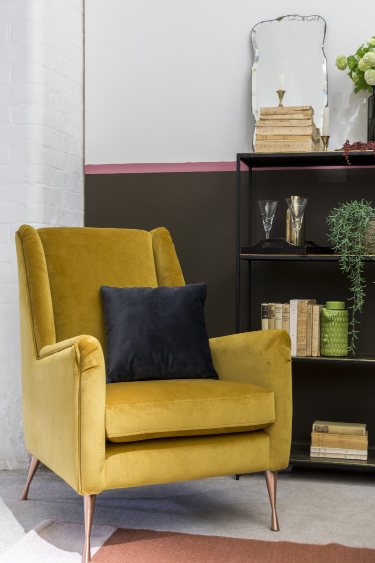 DFS peace chair styled by Kate Watson-Smyth, image by Chris Snook