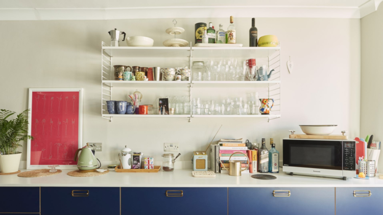 open shelving by Hølte kitchens