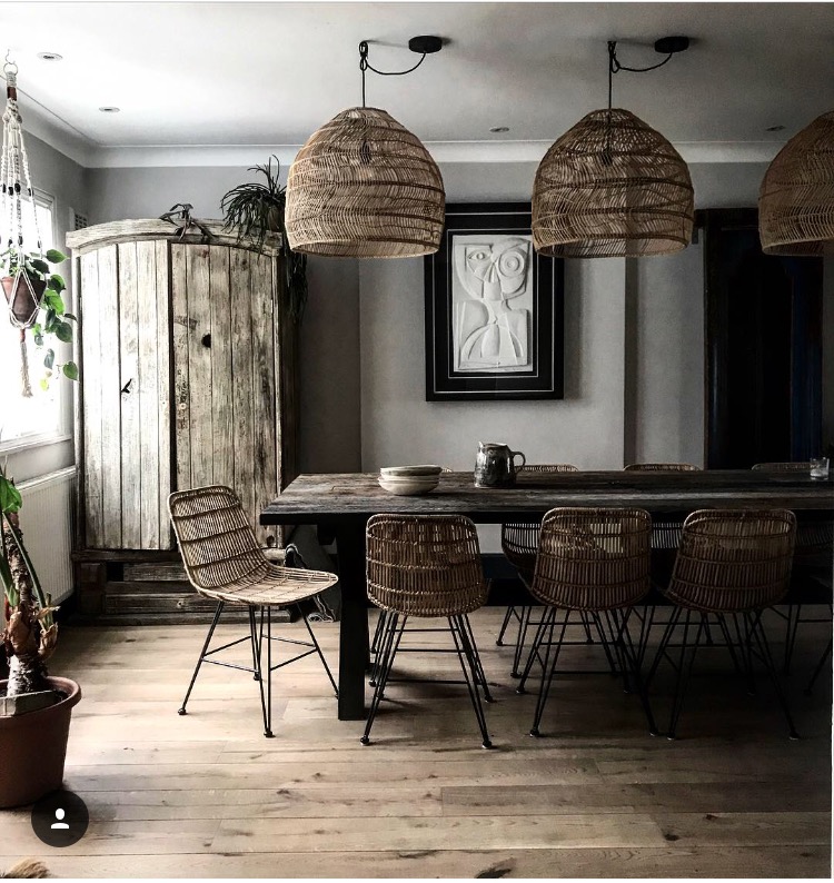 dining room designed by Em Gurner of Folds Inside