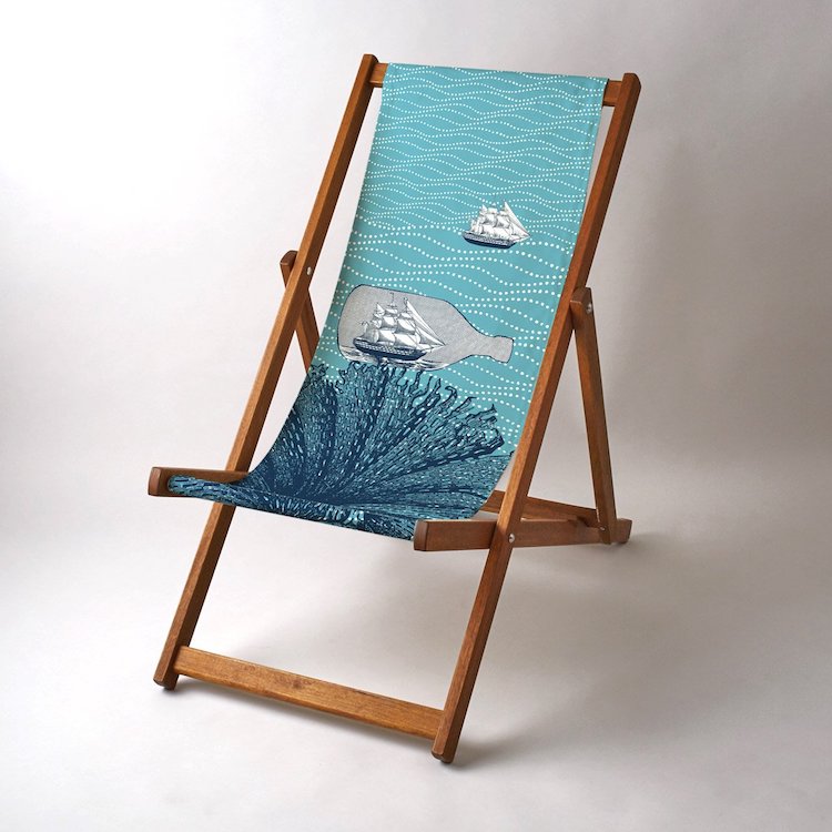 ship in a bottle deckchair from thornback and peel