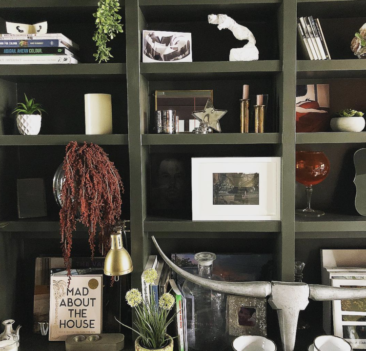 green shelves by Deborah Vos