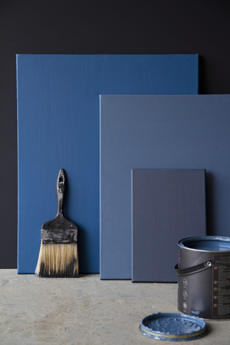 shades of blue from the new paint collection by rockett st george