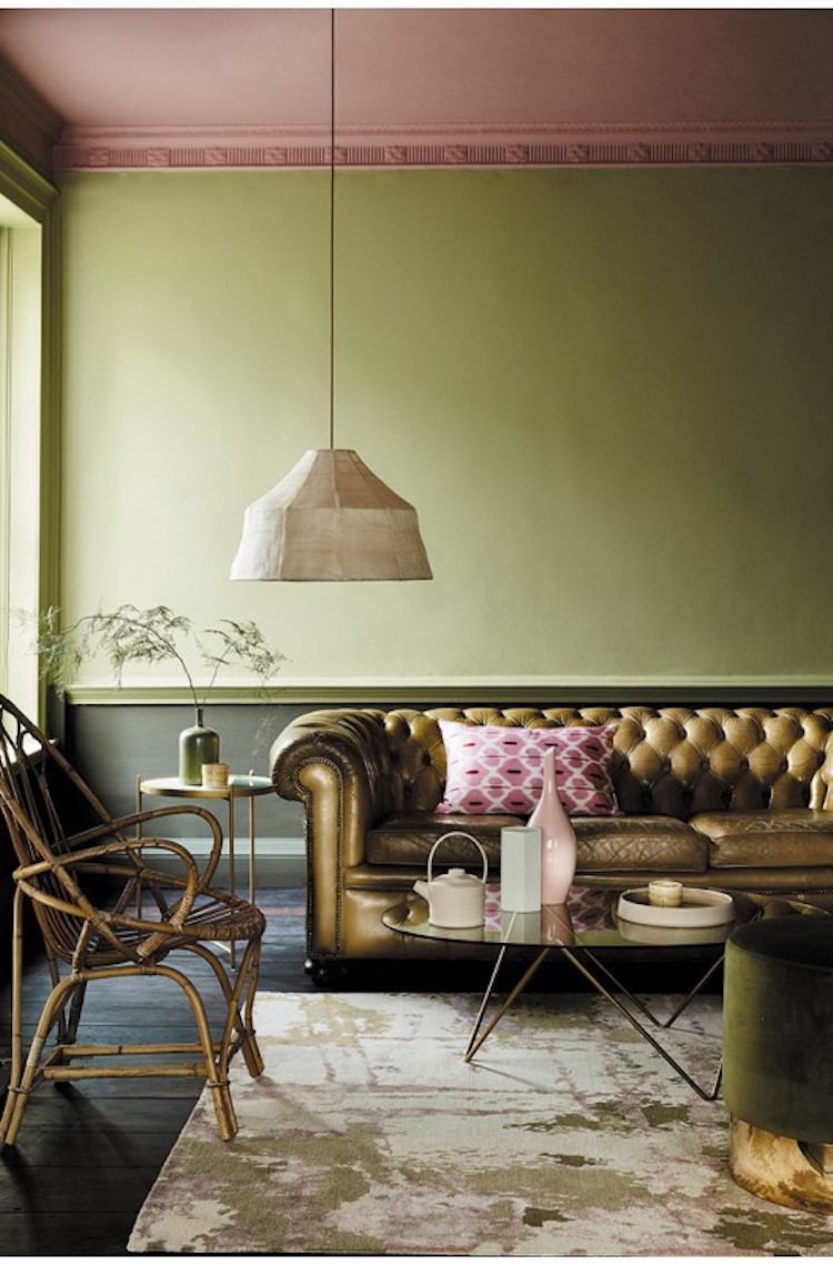 little greene sir lutyens sage, blush and invisible green