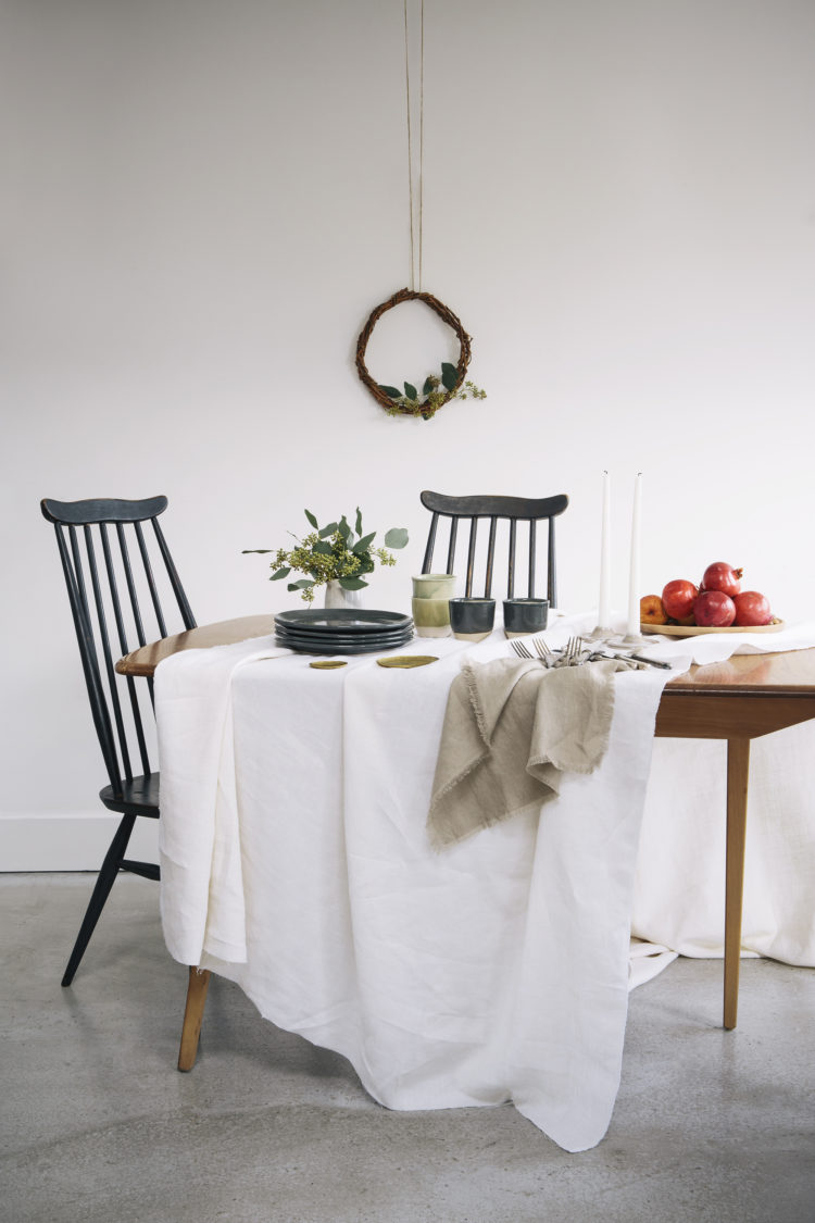 organic table linen from aerende