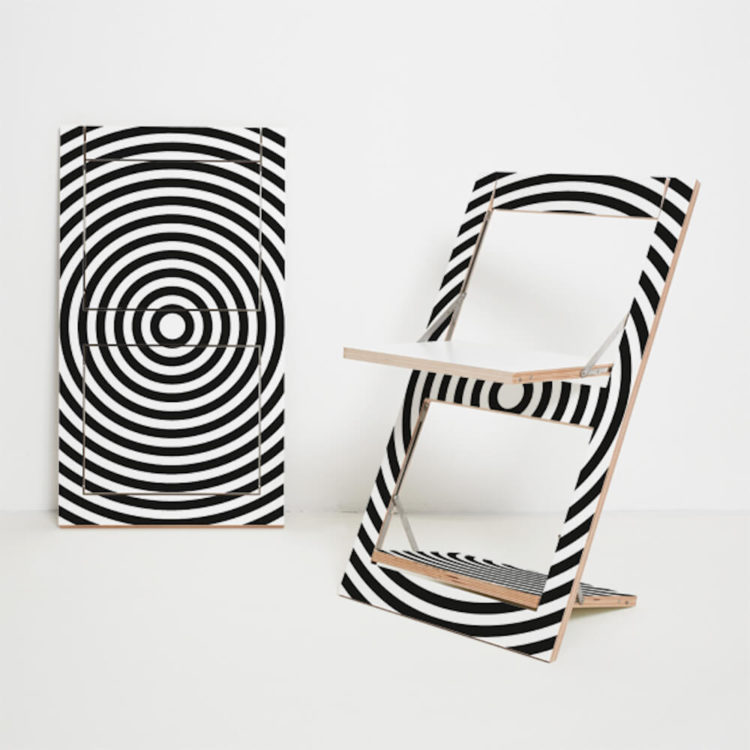 flapps folding chair from clippings