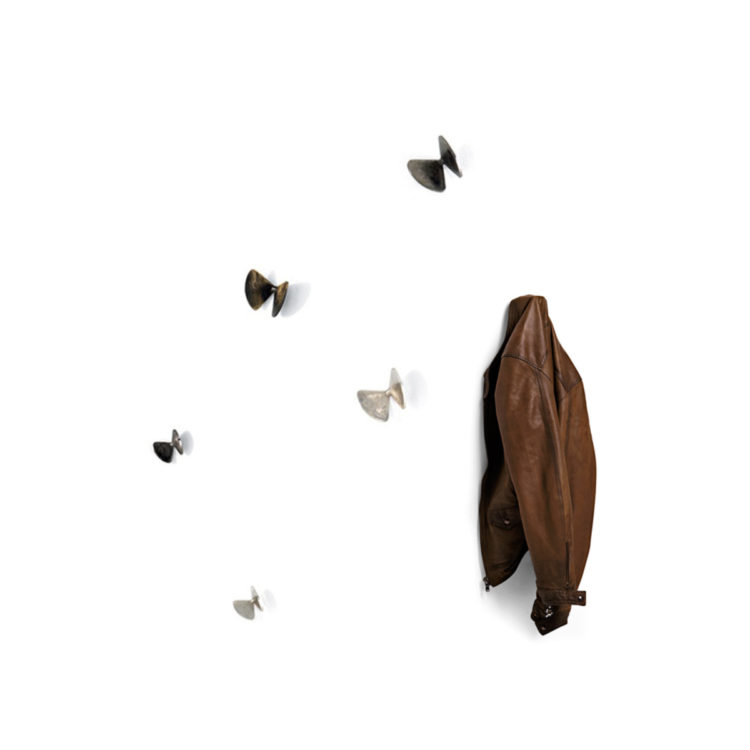 butterfly coat hooks by Mogg at lovethesign