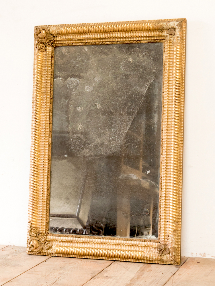 vintage foxed mirror from the french house