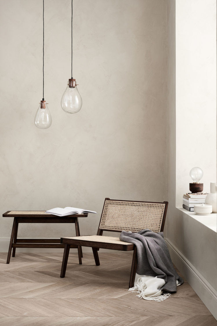 small glass pendant light from h&M