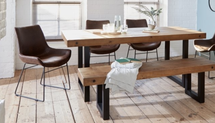 toronto table from dfs (£599) can be used for both desk and dining