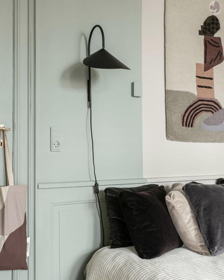 mint green colour blocking by ferm living