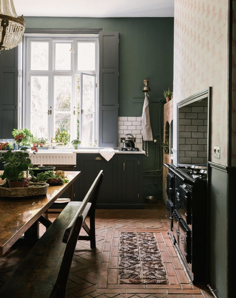 the victorian rectory kitchen by devol