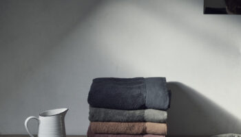 Organic shapes, soft textures and natural materials feature heavily in the Zara Home collection. The warm colours and natural materials of these bathroom towels help to create a minimalist feel. #newseason #bathroom #madaboutthehouse