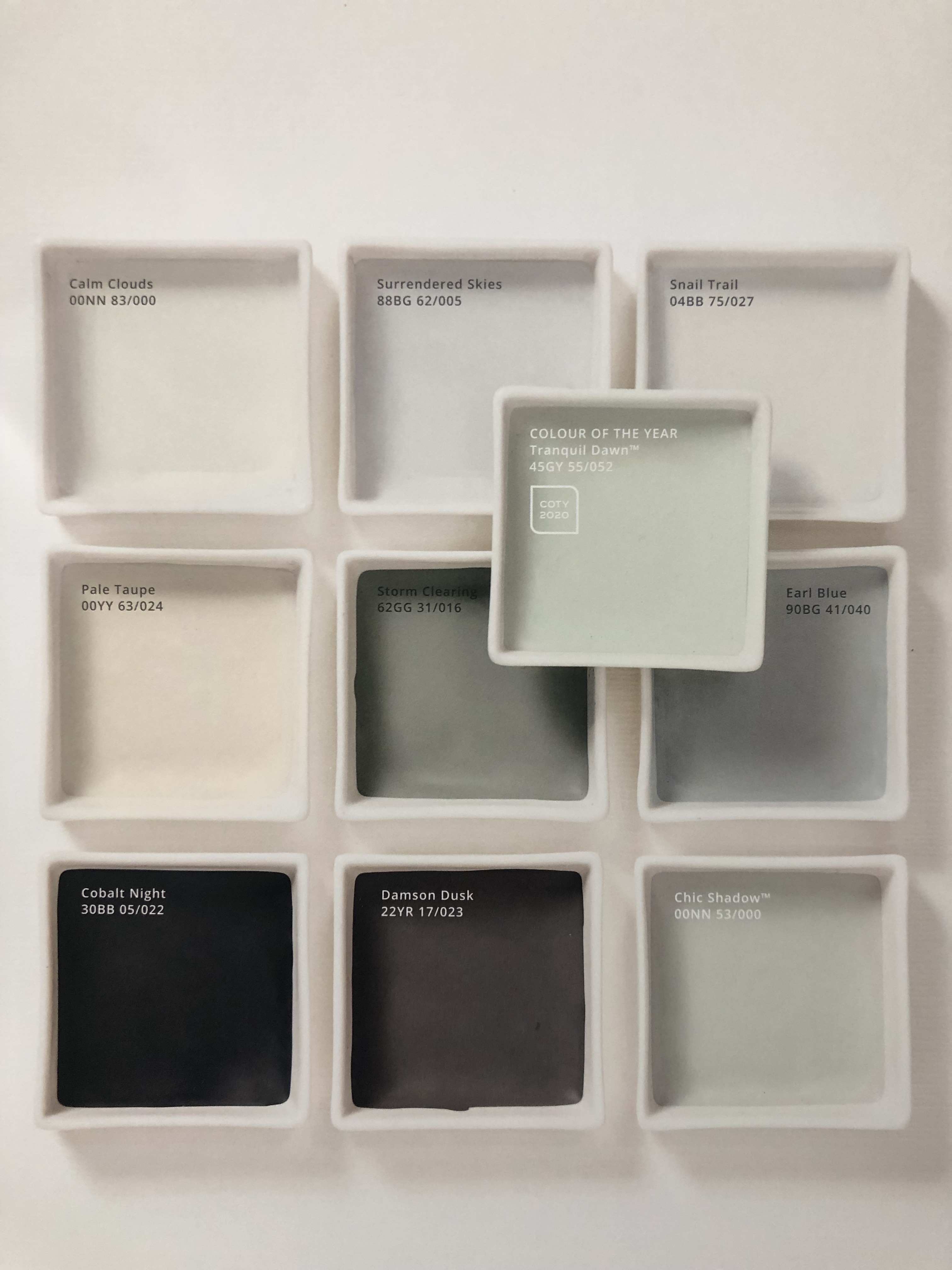 dulux colour of the year winter palette