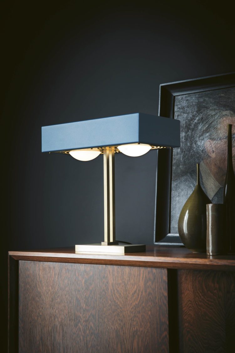 kernal table lamp by bert frank bauhaus inspired
