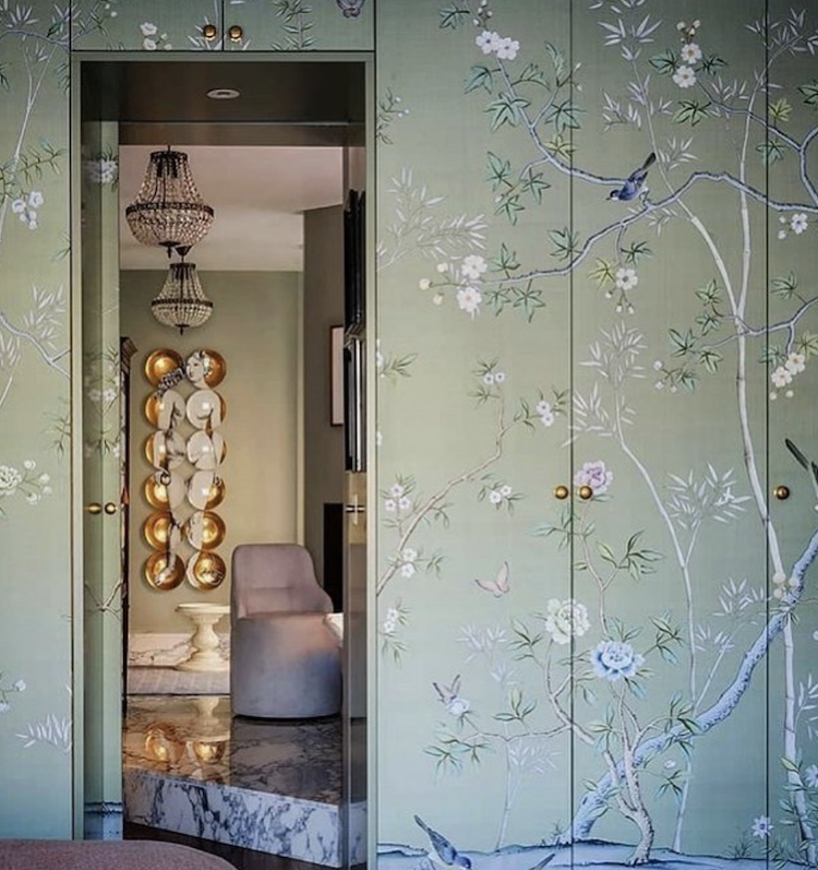 wallpapered wardrobes by frankand faber