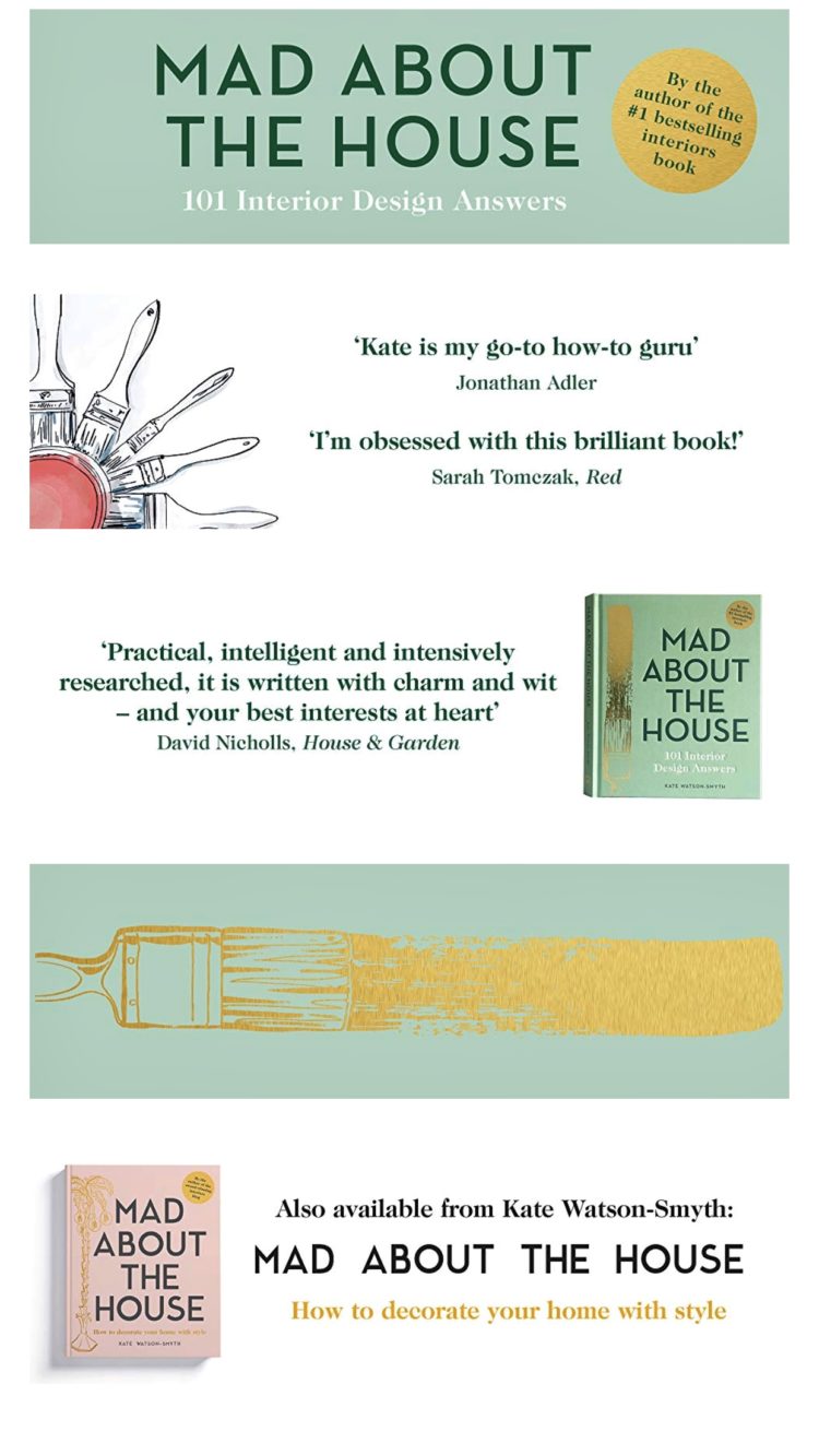 Kate Watson-Smyth and Sophie Robinson discuss the launch of Kate's 3rd book on the Great Indoors podcast #thegreatindoors #madaboutthehouse #interiorsbook