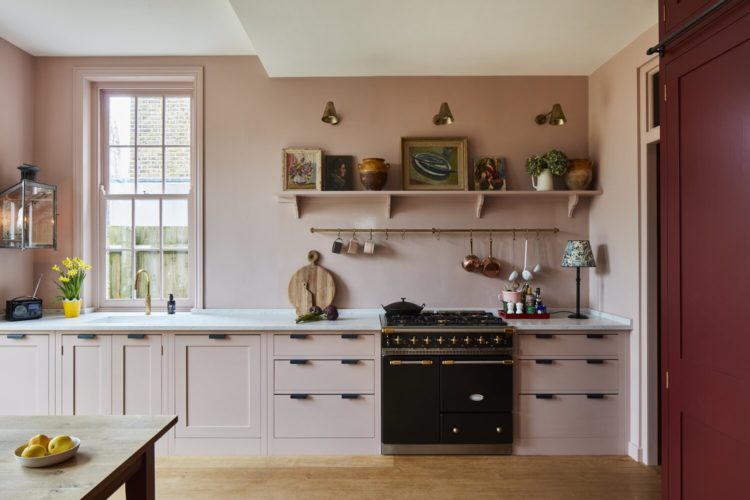 Pink kitchen by Sarah Brown Interiors
