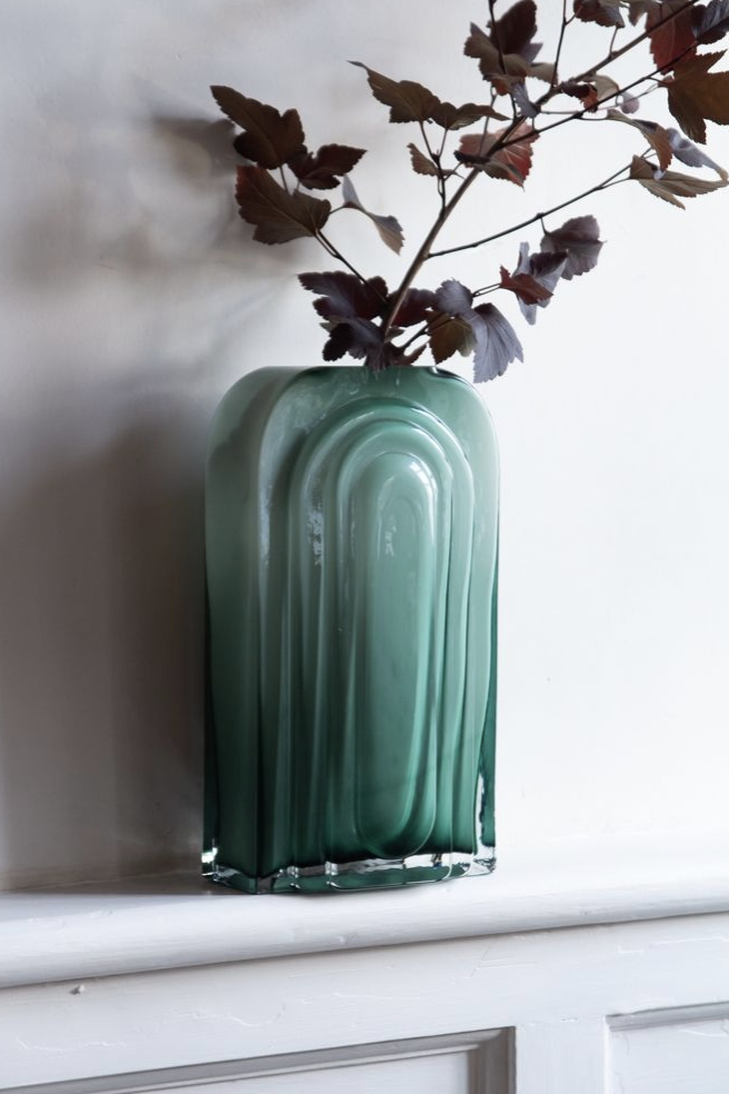 sea green art nouveau vase from rockett st george