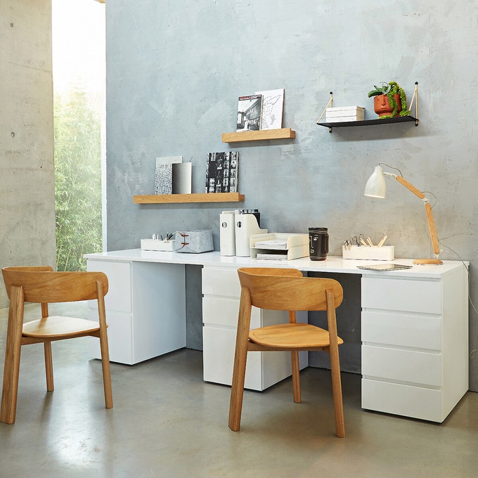 marais table chairs from la redoute for a home office