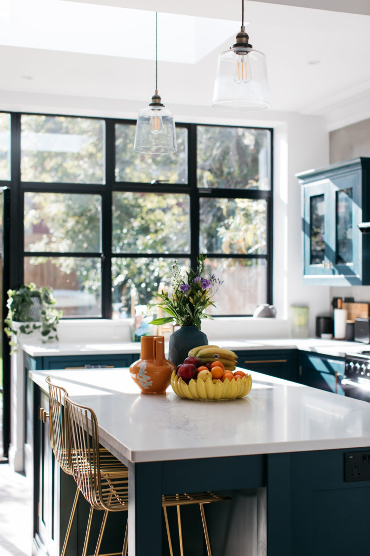 caesarstone worktop in the home of Lily Pebbles image by Emma Croman 