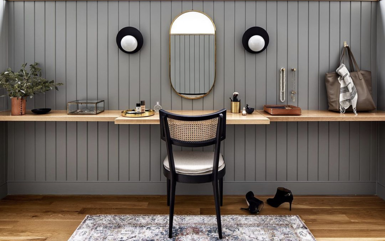 dressing table:workspace by sanabria and co