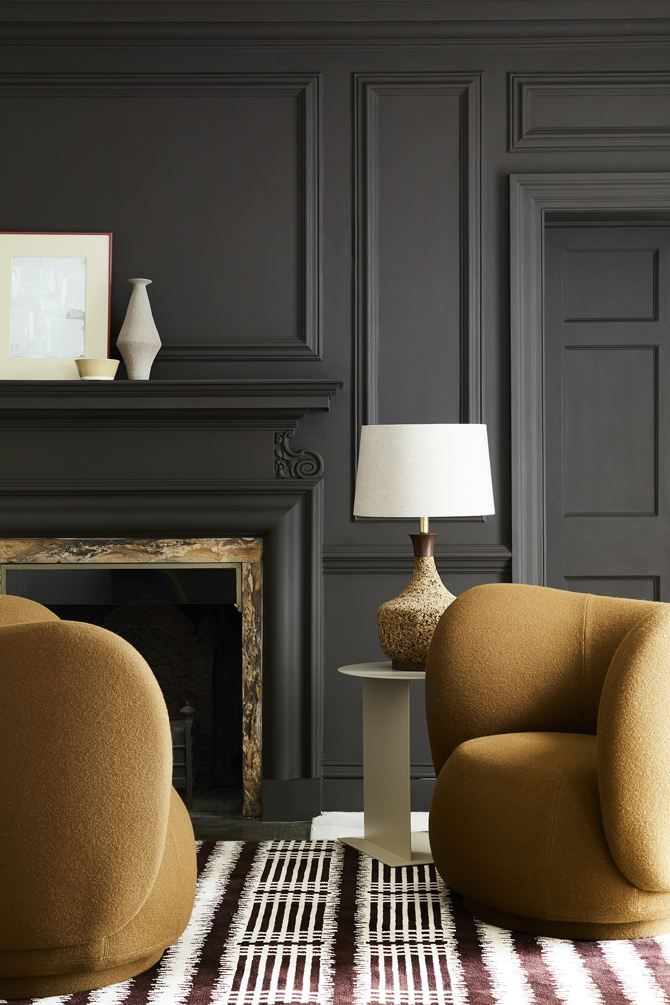 The new stone collection from little greene: chocolate colour