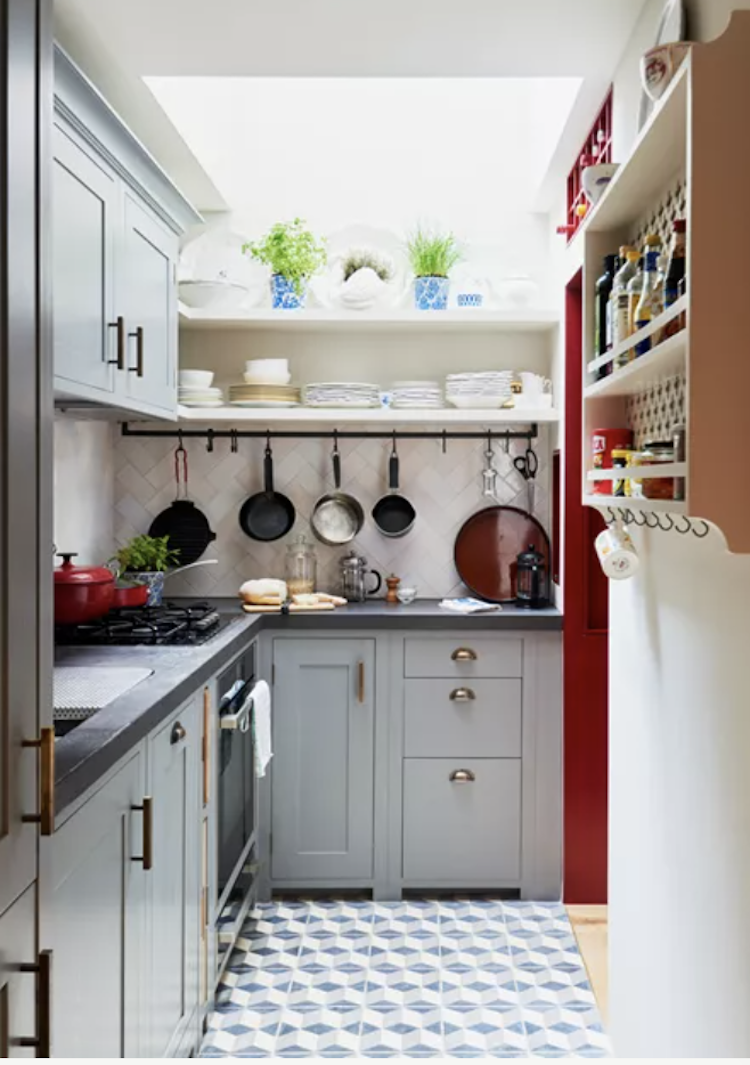 a small kitchen designed by Neptune who have pivoted to offer e-design