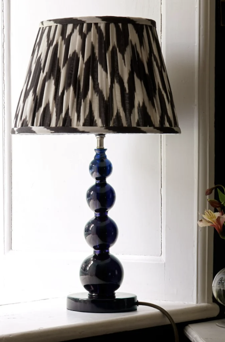 aurora resin table lamp £95 from Pooky