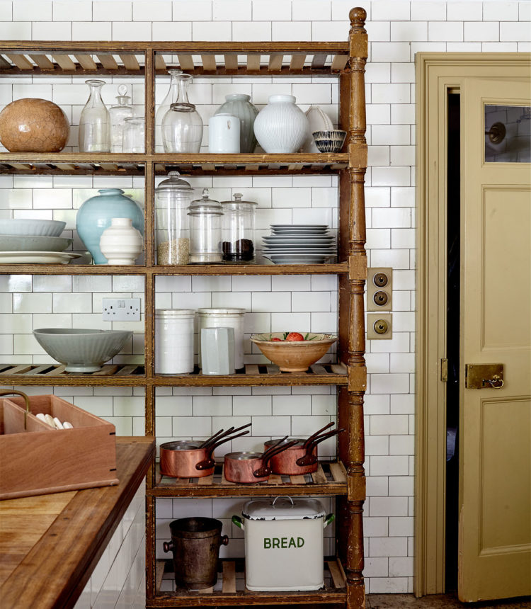 vintage pantry shelves via jamb london