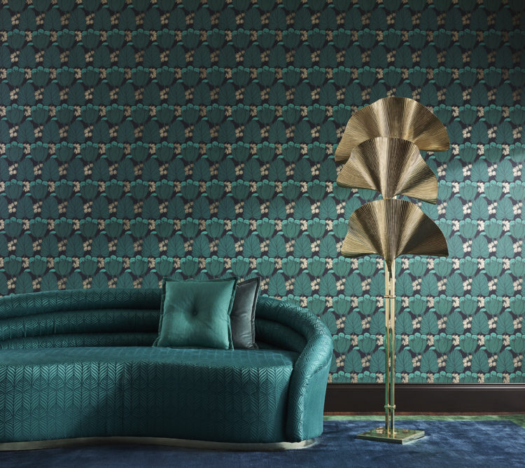 wallpaper and fabric from the new Modern Collector range at Liberty London