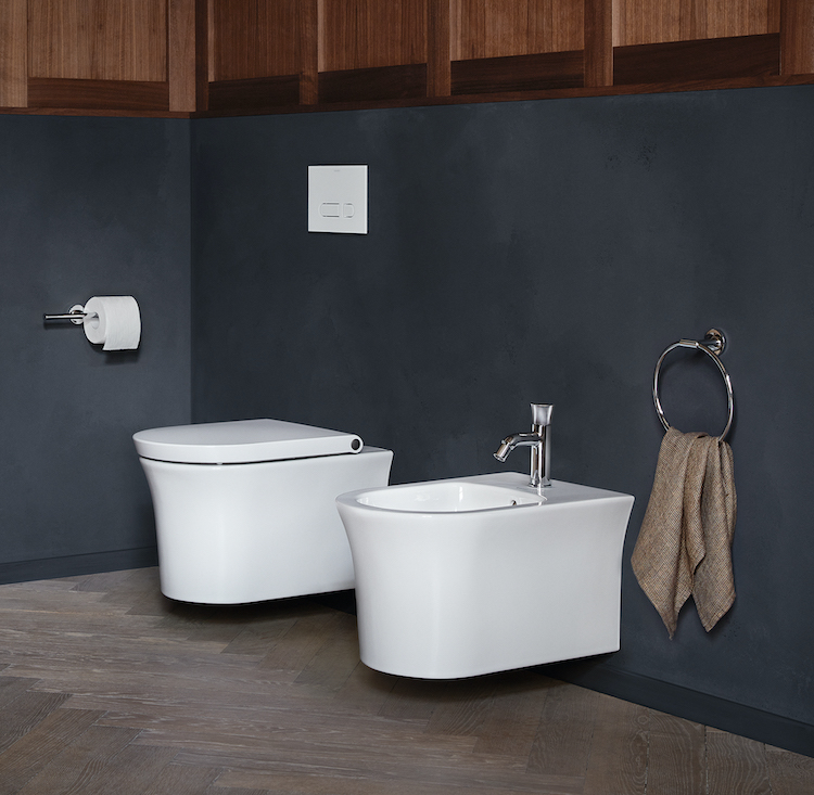 the new white tulip range for duravit designed by philippe starck