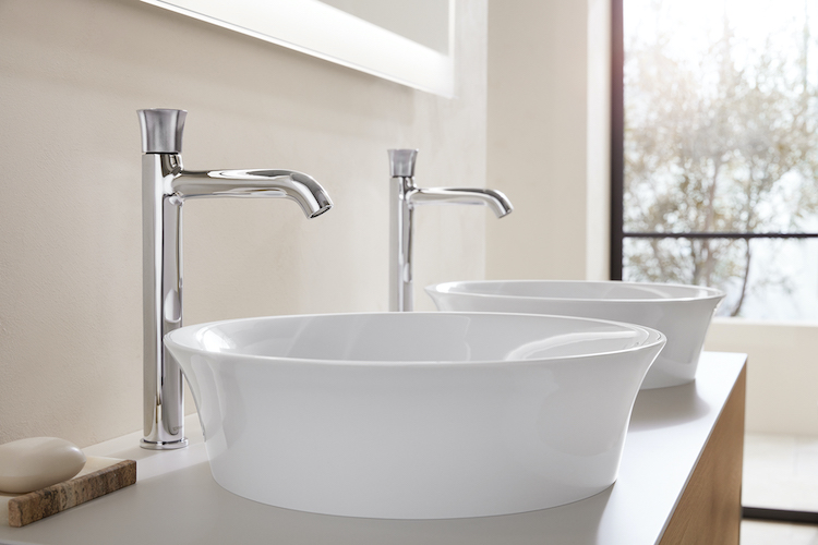 the new white tulip range for duravit designed by philippe starck