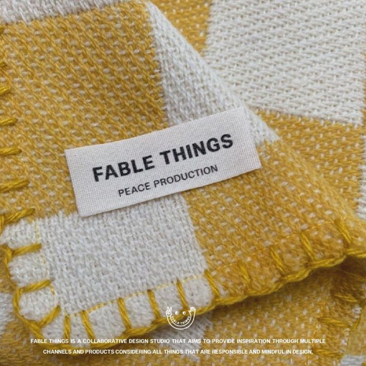 checked blanket from fable things