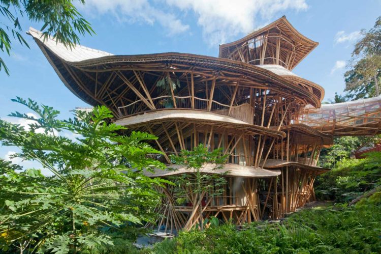 Sharma Springs by Ibuku is the tallest bamboo structure in Bali