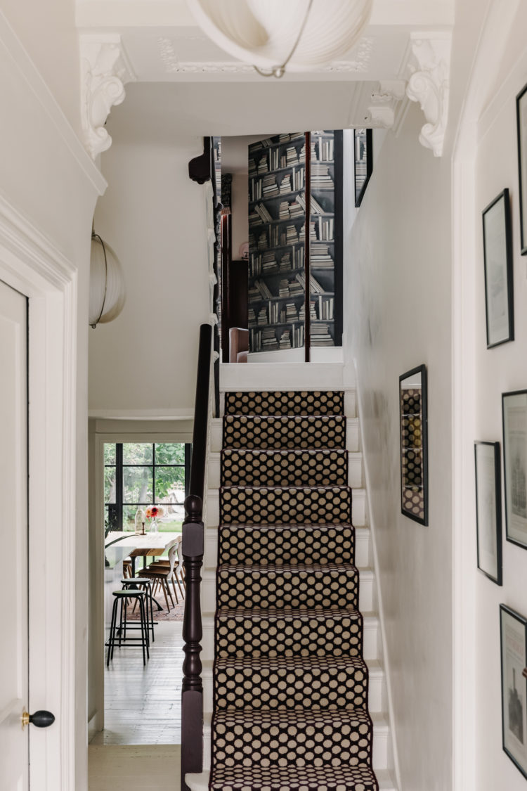 book wallpapered hidden door at madaboutthehouse.com shot by mark anthony fox