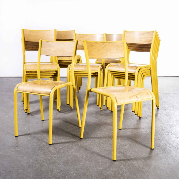 vintage yellow chairs from merchant and found