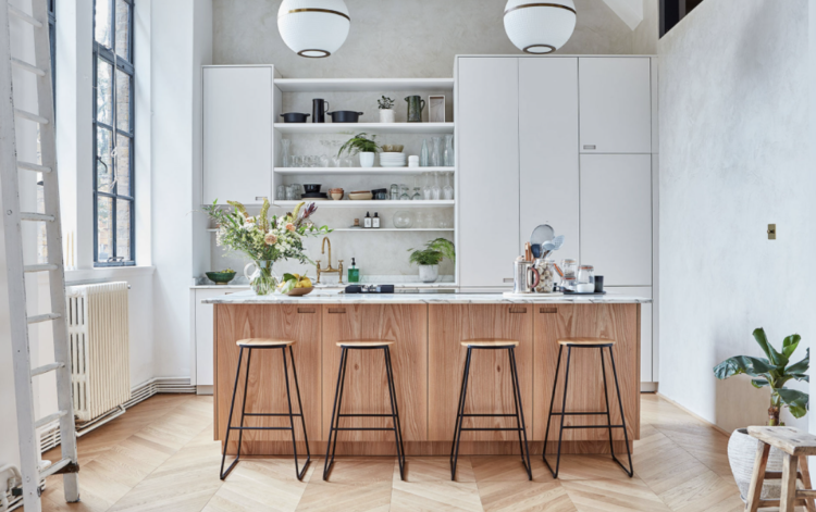 birch ply kitchens from pluck