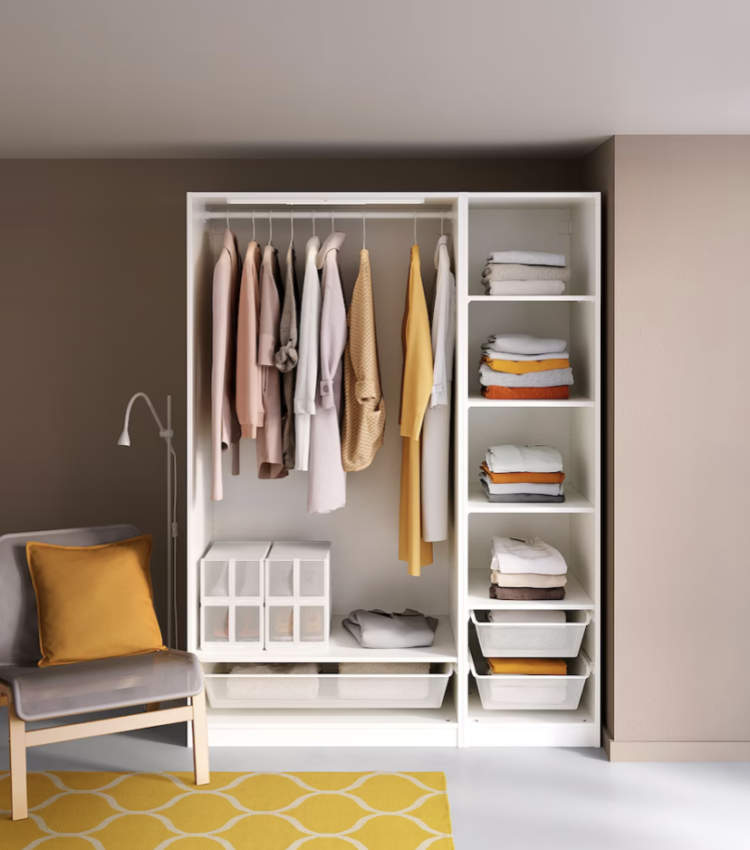 ikea pax wardrobes can be adjusted for your needs
