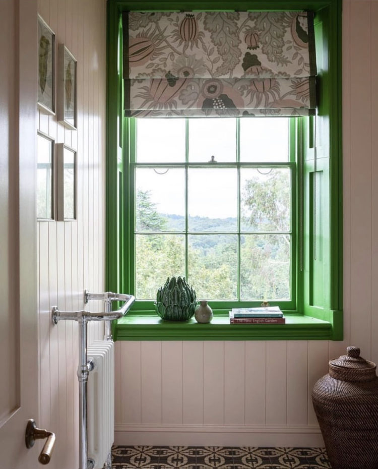 never underestimate the decorative power of a good window frame